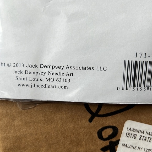 Stamped for embroidery ‘Lord’s Prayer’ - Picture 6 of 6